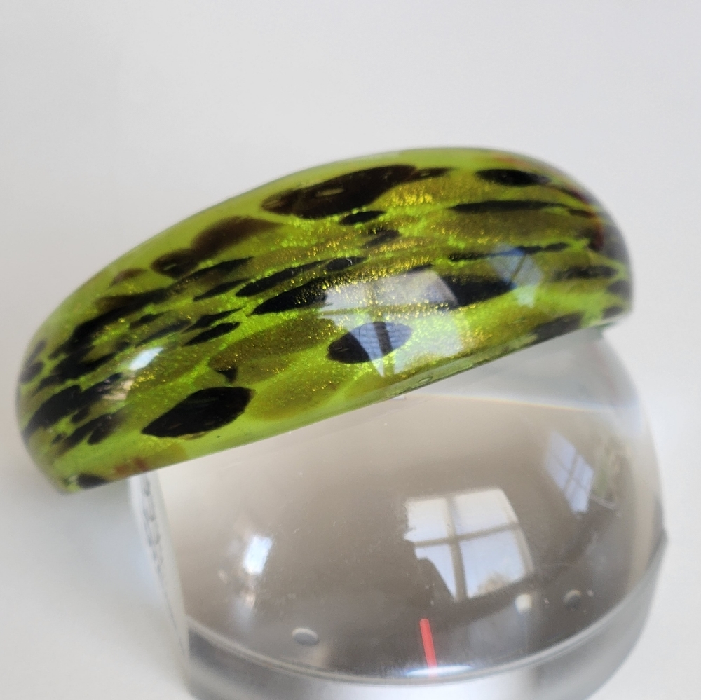 Glass cuff bracelet